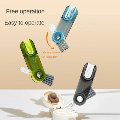 3 in 1 Tiny Bottle Cup Lid Detail Brush