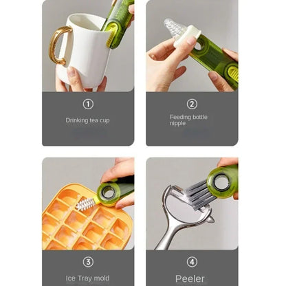 3 in 1 Tiny Bottle Cup Lid Detail Brush
