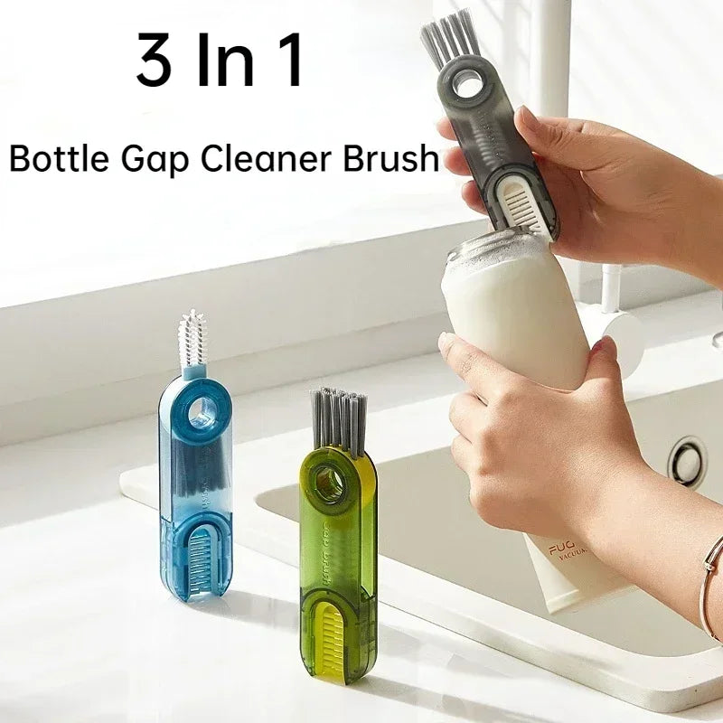 3 in 1 Tiny Bottle Cup Lid Detail Brush